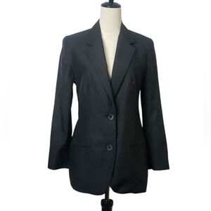 COPY - Vince Bemberg/Cotton Two Button Silk Lined Quiet Luxury Boyfriend Blazer